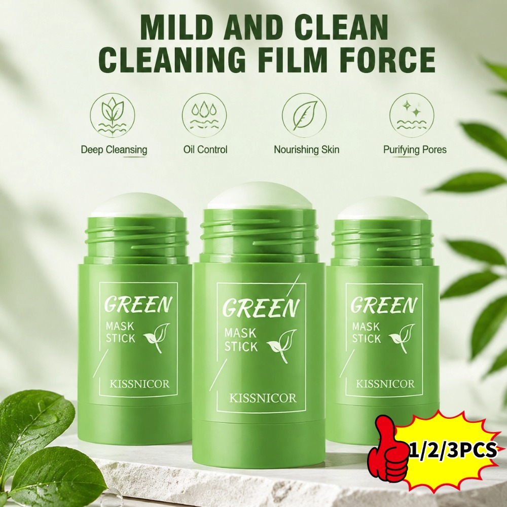 Green Tea Cleansing Clay Mask - Masker Pembersih Wajah Stick Clay Teh