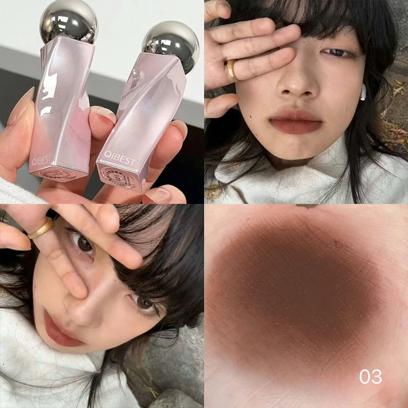 QIBEST Matte Velvet Lip Gloss  - Matte Velvet Lip Tint Long Lasting ulasan dan harga