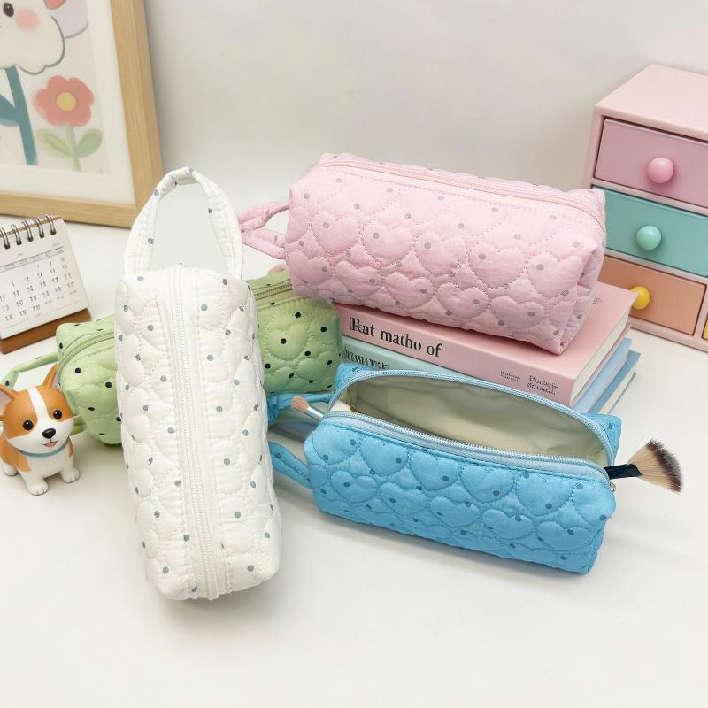 Tas Kosmetik Motif Polkadot Po - Makeup ulasan dan harga