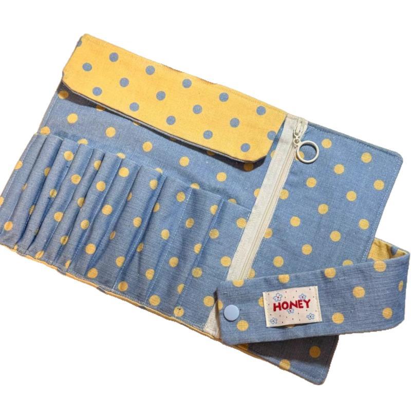 Kotak Pensil Motif Polkadot Kl - Makeup ulasan dan harga