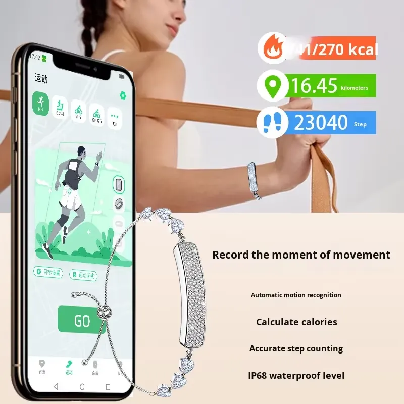 Gelang Pintar Baru Lintas Bata - Health Monitors ulasan dan harga