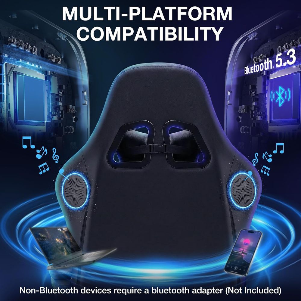 Kursi Gaming RGB dengan Speake - Massage ulasan dan harga