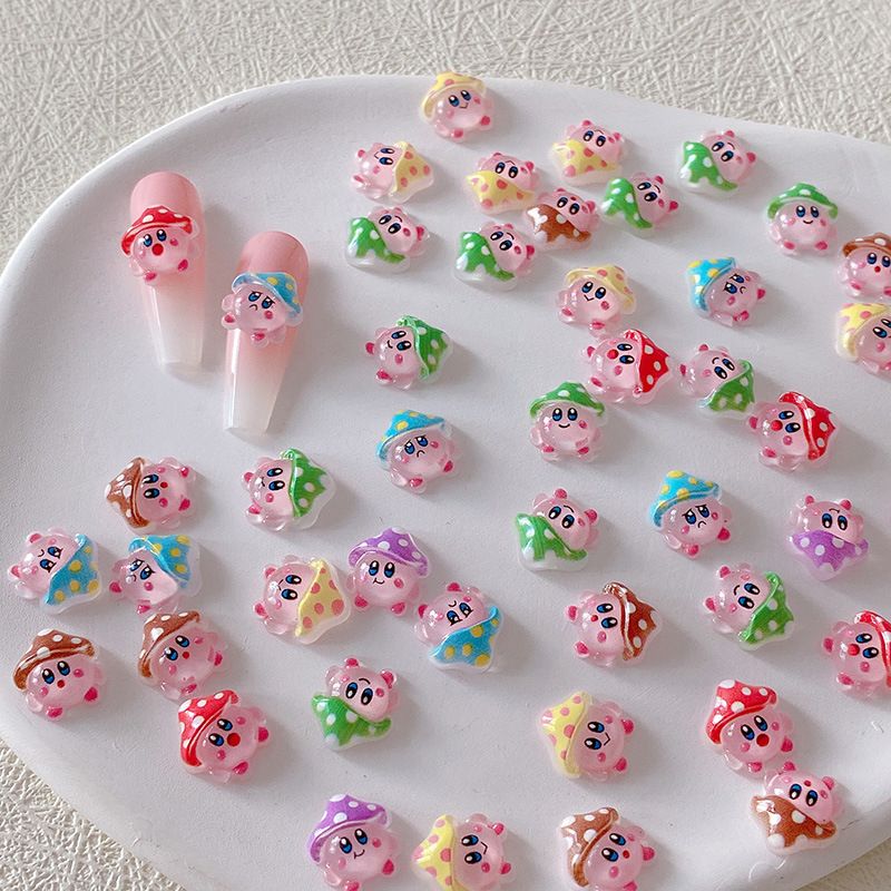 2/10/20 Buah Hiasan Kuku Kirby - Nail Art ulasan dan harga